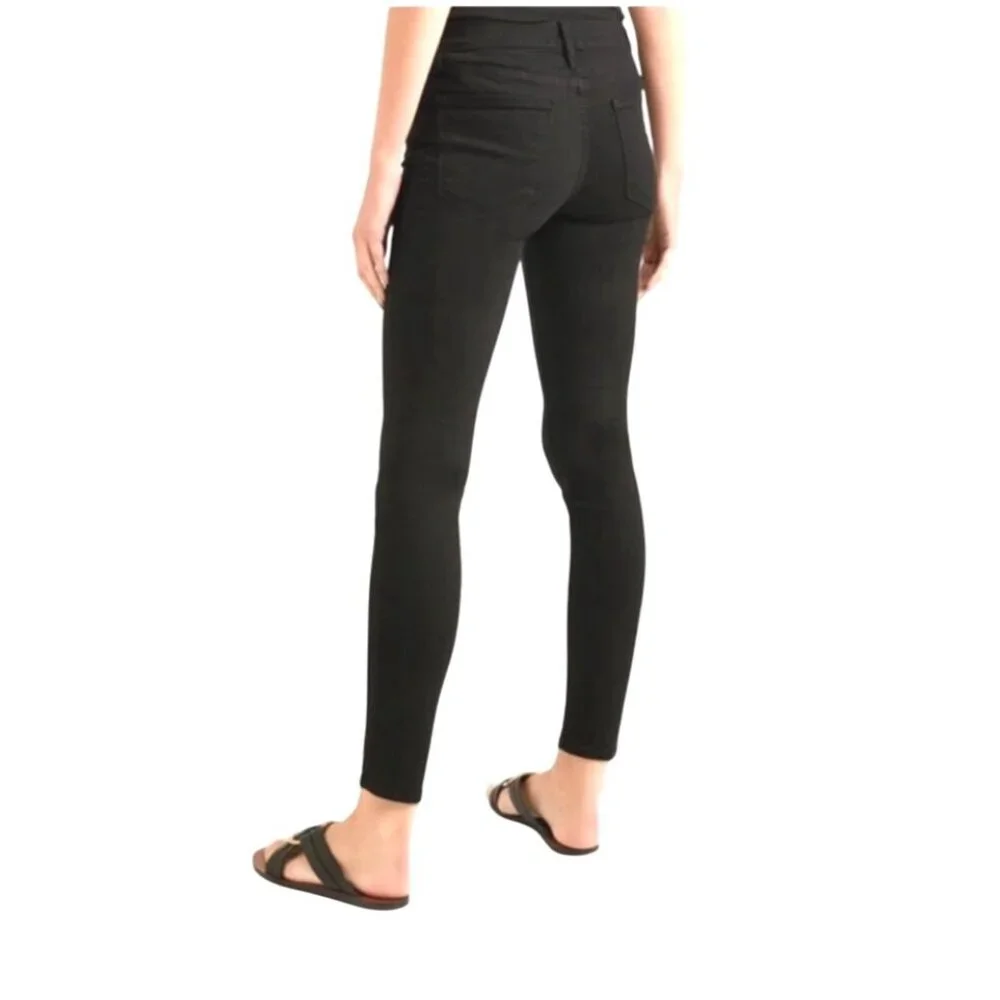 FRAME Le Skinny De Jeanne Womens Denim Black Skinny Jeans Size 26 - Picture 2 of 15